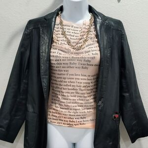 Women's Graphic Text Print Sleeveless Top